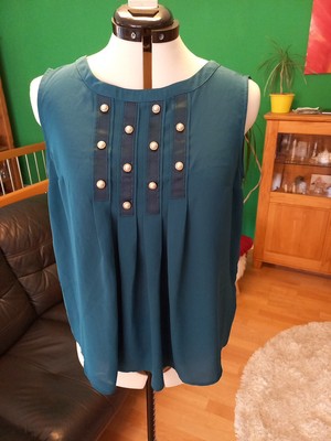 Orsay Bluse 38/40 Petrol