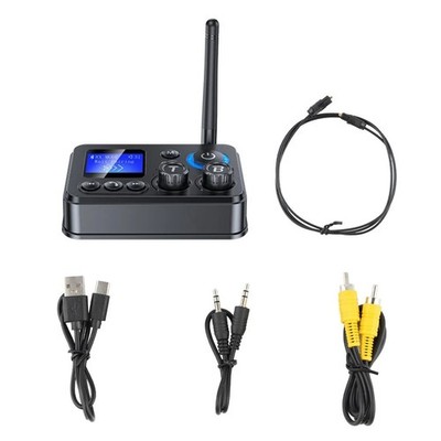 For Bluetooth 5.4 Transmitter Receiver 3.5mm AUX RCA Home Stereo Adapter New