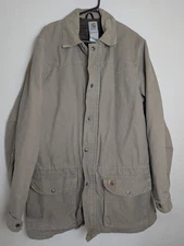 Carhartt Men’s C62 SDL Sandstone Jacket Coat Blanket Lined Size XL Tall