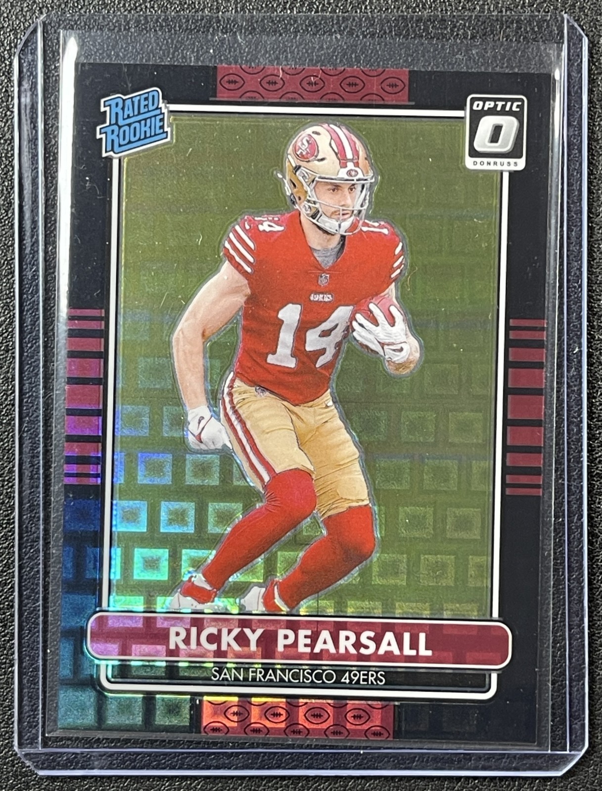 RICKY PEARSALL 2024 DONRUSS OPTIC #15 RETRO SERIES BLACK PANDORA ROOKIE 23/25