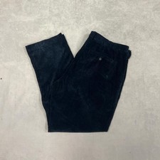 Vintage Corduroy Trousers Blue Cord Pants Men's 42