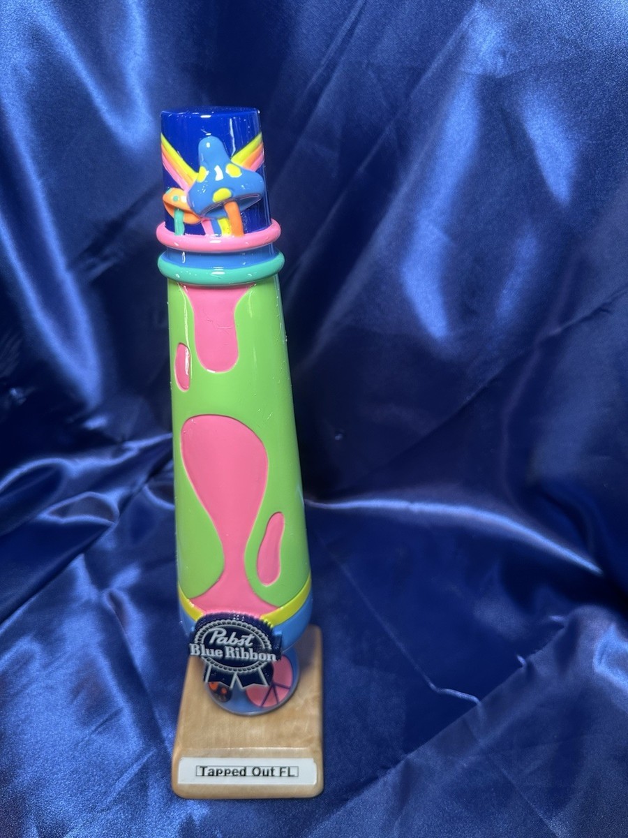 PBR Pabst Blue Ribbon Retro Lava Lamp Beer Tap Handle - New In Box