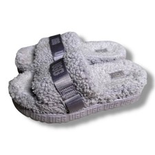 UGG Women's Fluffita Slippers Platform Slides lavender size 7