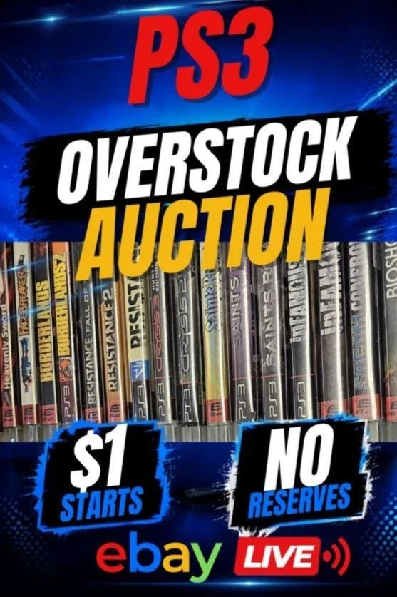 PS3 Overstock Auction!