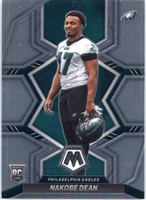 2022 Panini Mosaic #395 Nakobe Dean Eagles RC