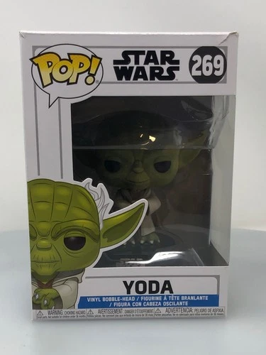 Funko POP! Star Wars The Clone Wars Yoda #269 Vinyl Figure DAMAGED BOX SEE PICS