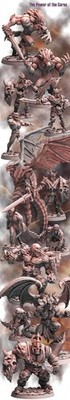 Power of the Curse - 13 Fantasy Monster Miniaturen Resin RPG Encounter Set