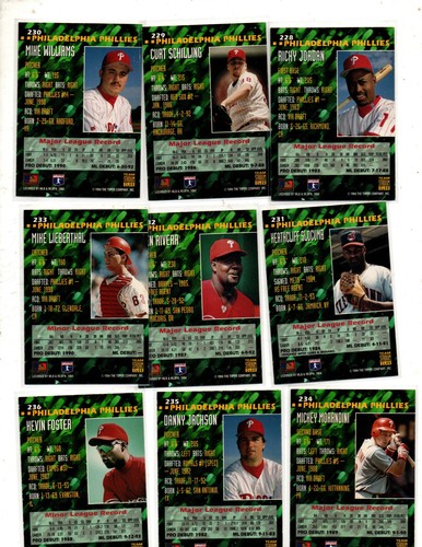 Team Stadium Club 1994 Phillies 31 Card Team Set - Picture 7 of 9