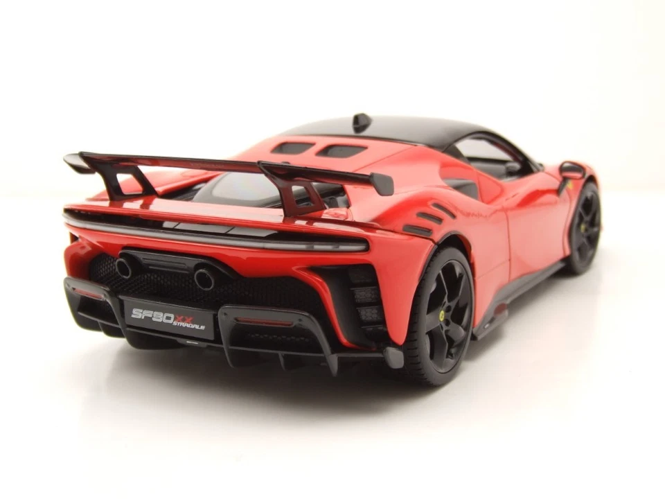 Ferrari SF90 XX Stradale Rojo Modelo De Coche 1:18 Bburago - Imagen 2 de 4