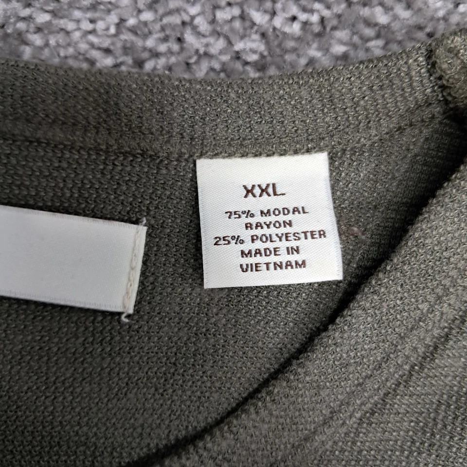 Perry Ellis Men's T-Shirt Green 2X-Large - Image 4 of 4