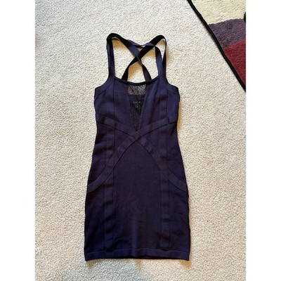 Vintage Y2K BEBE Bandage Club Party Bodycon Dress