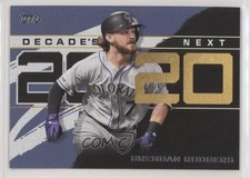 2020 Topps Decades Next Blue Brendan Rodgers #DN-8 06s5