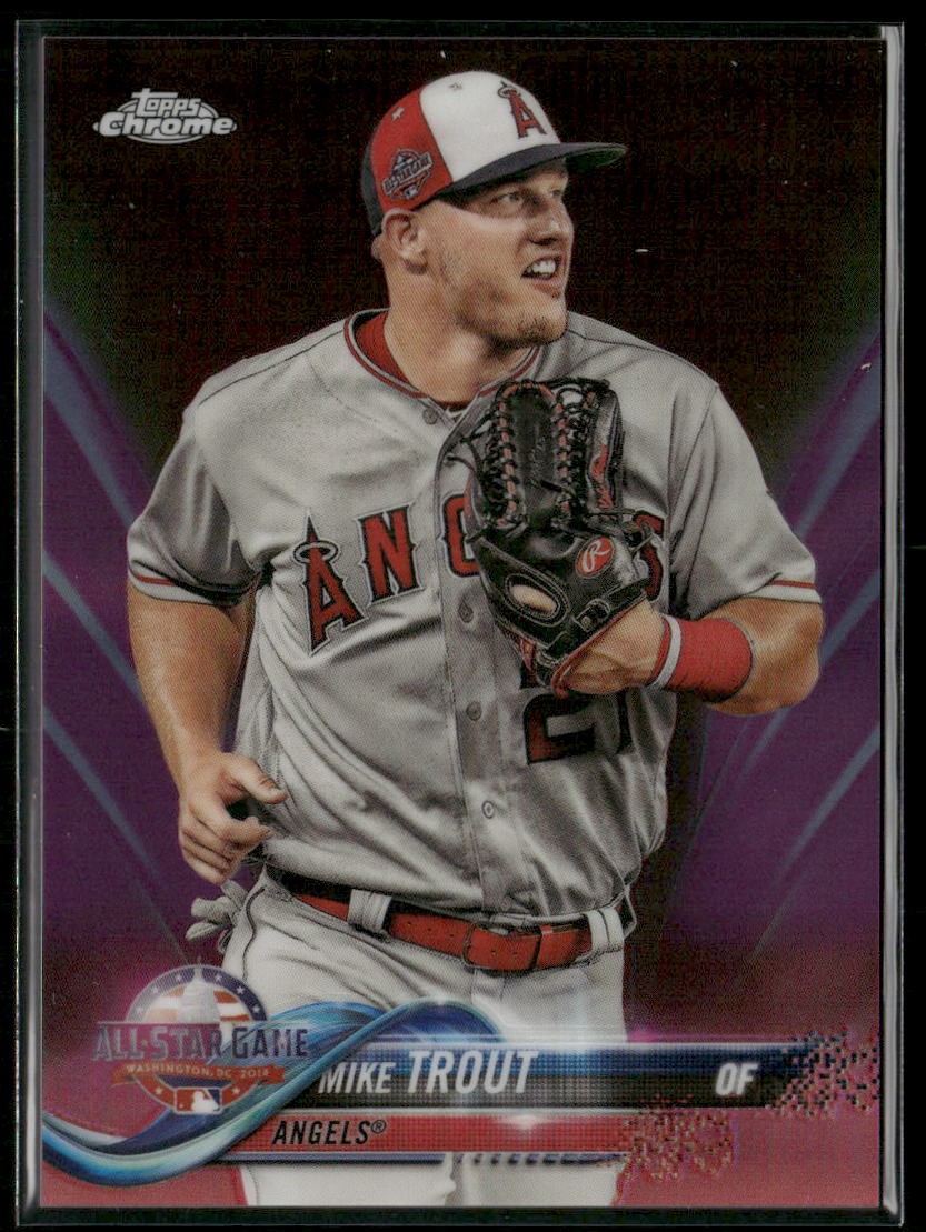 2018 Topps Chrome Update #HMT69 Mike Trout Pink Refractor
