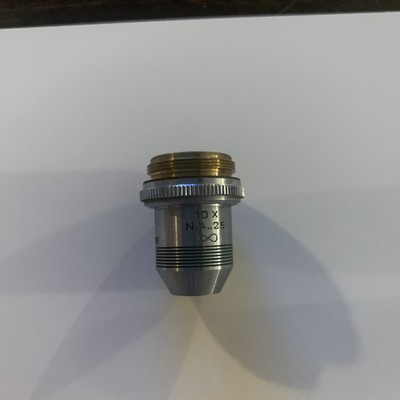 Vintage American Optical / AO Spencer 10x N.A. .25 Microscope Objective Lens 