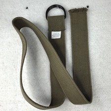 Canvas D Ring Belt military Army Green Size 34 Adjustable Webbing Belt durable
