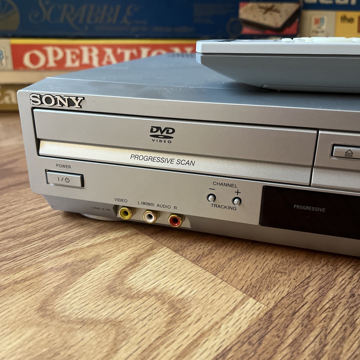 Sony SLV-D370P DVD VCR VHS Combo Player with Remote & Manual