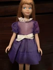 VTG Skipper Doll Clone Organza Purple Dress Rare Color
