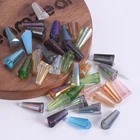 10pcs Drop Cone Shape 15x8mm Faceted Crystal Glass Loose Beads For DIY Jewelry