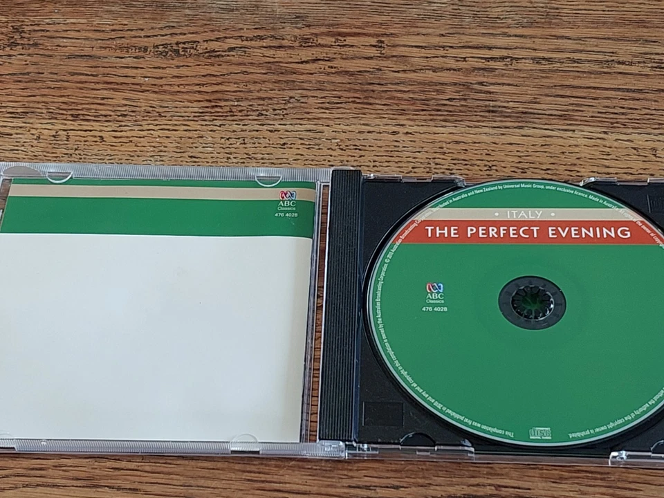 Italy The Perfect Evening Recipes And Music ABC Food Dining Soundtrack CD VGC - Изображение 4 из 4