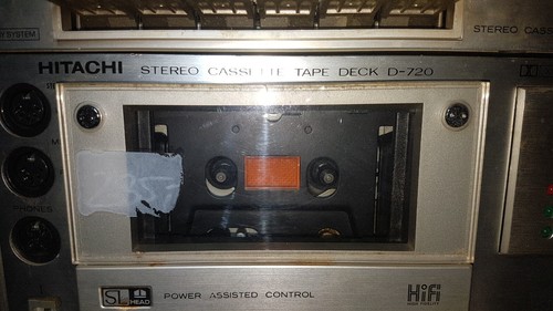 GRABADORA/DECK HITACHI D 720 AÑOS 80 - Imagen 2 de 3