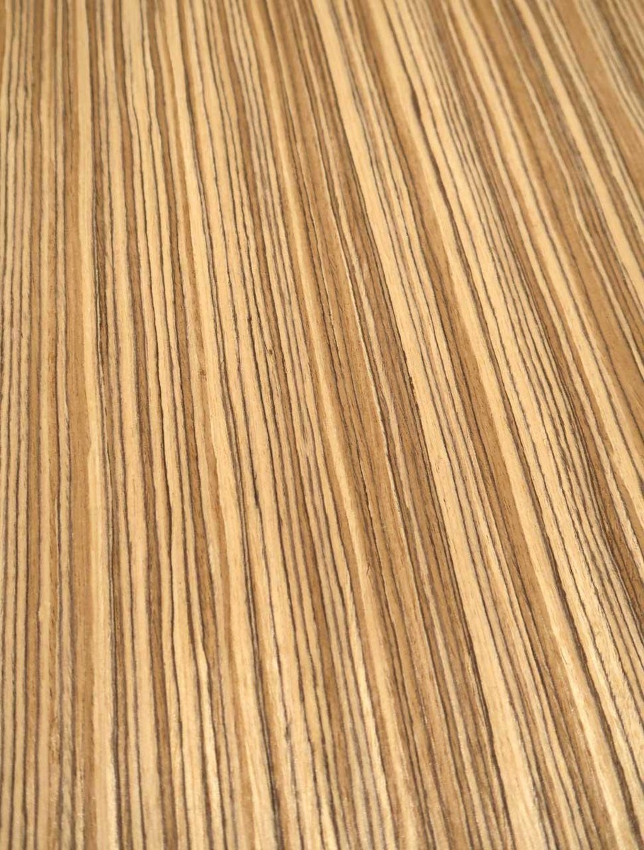 Planche De Bois Exotique Zebrano (Saraifo) - 62x21.5x5.1 Cm - Non Traitée, Rabotée - Allemagne