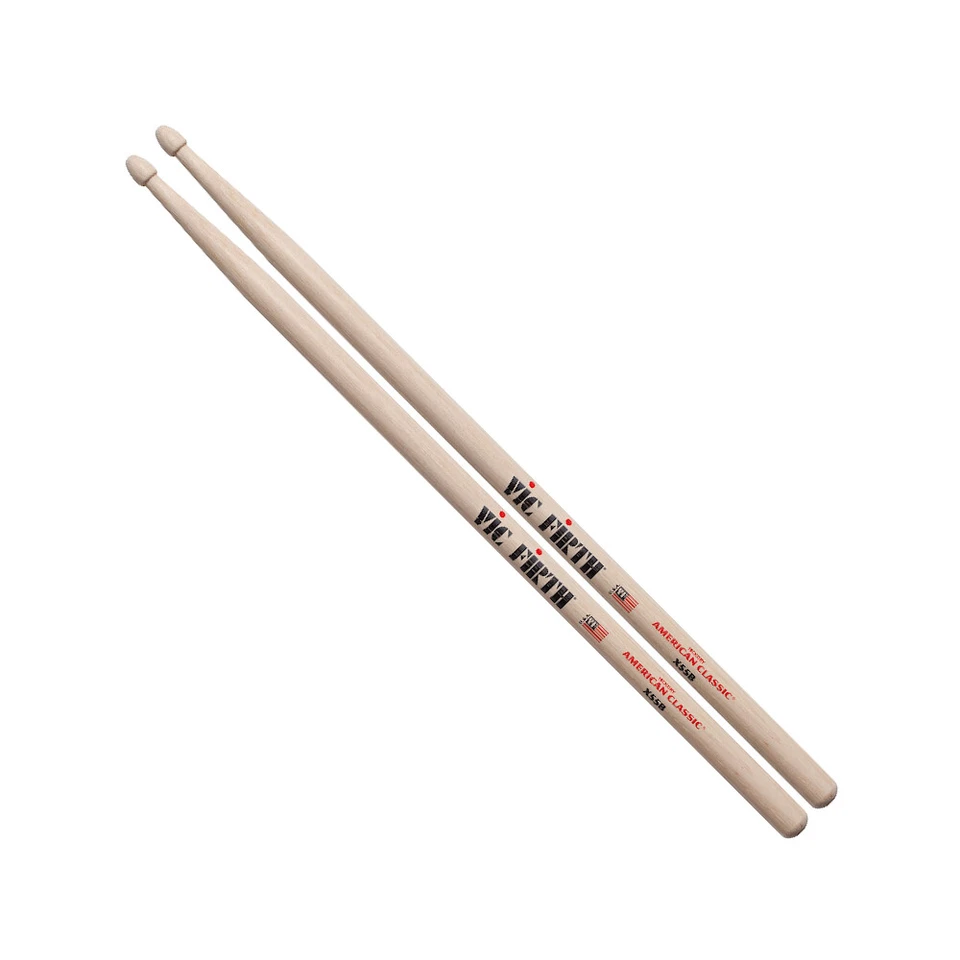 Vic Firth Extreme 55B Wood Tip American Classic Hickory Drumsticks