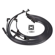 8.5mm Black Ignition Wires with 90° Ceramic Plug Boots for Chevy Small Block