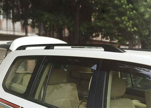 98-07 For Land Cruiser LC100 LX470 Roof Rack Rail Luggage Carrier Bar Black Set - Imagen 4 de 8