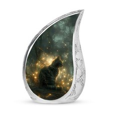 Enchanted Forest Cat Urn For Ashes - Urn For Human Ashes Adult Female