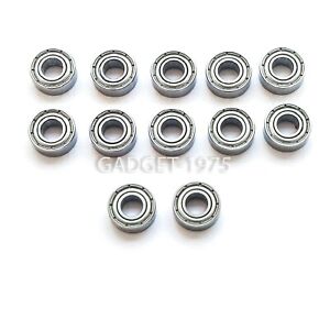 12 PCS Double Metal Shielded Ball Bearing FOR TAMIYA 40-Foot Container 56326