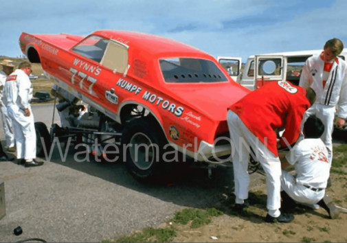 "Kenz & Leslie" "Wynns 777" '67 High Country Cougar II NITRO Funny Car PHOTO! #6