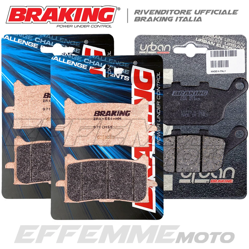 Pastiglie HONDA Africa Twin 1100 / Adventure 2020 2021 2022 BRAKING Ant.+ Post.