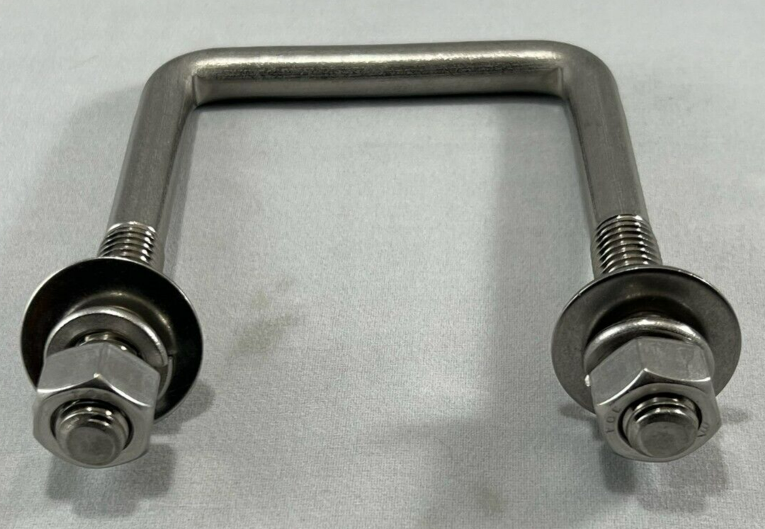 Boat Trailer Stainless Steel Square UBolts 1/2" x 3 1/8" x 4 3/8" Bunk