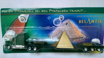 Biertruck Sternquell Lkw Belantis Pyramide Modell Sammler Fan Geschenk H0 1:87