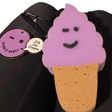 victoria s Secret pink iris ice cream bath sponge Stocking Stuffer