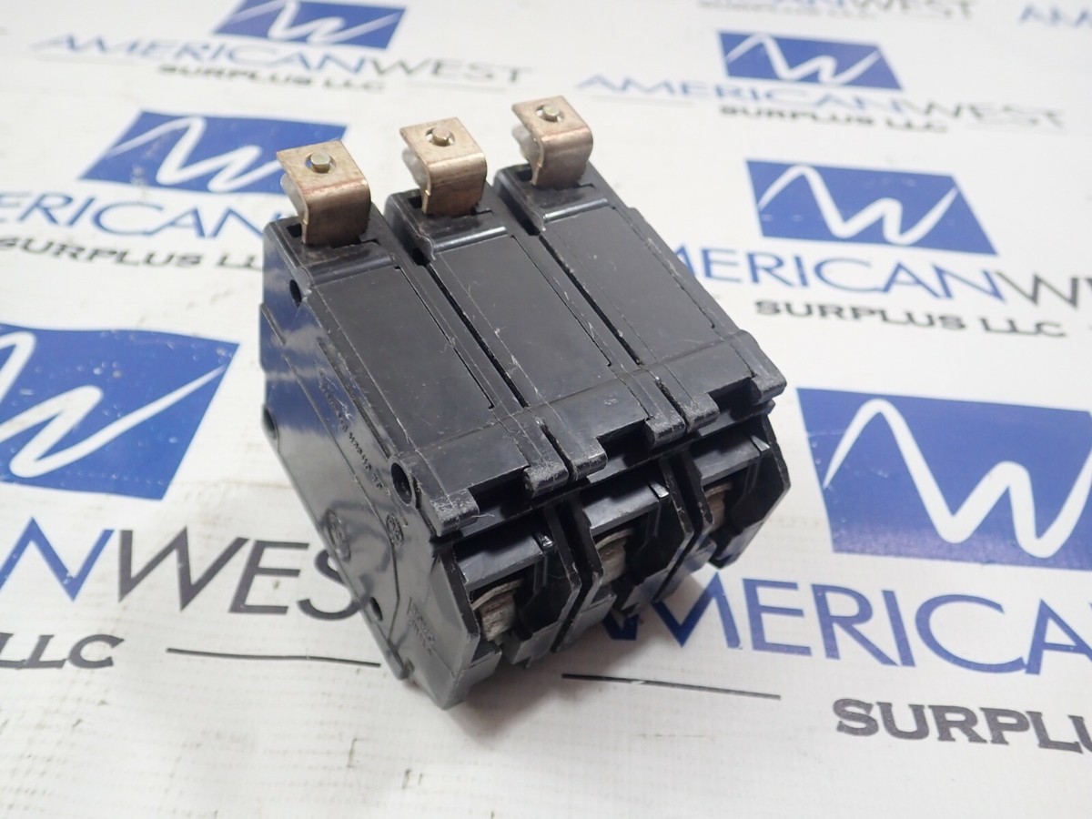 GE THHQB32020 Circuit Breaker – 20 Amp, 240 Volt, 3-Pole, 22kAIC – Used, Fully Functional - View #4