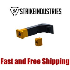 Strike Industries Aluminum Extended Mag Release for Gen 3 Glock 17,19,22,26 Gold