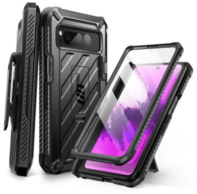 SUPCASE Hülle Google Pixel Fold mit Ständer und Gürtelclip Unicorn Beetle Pro