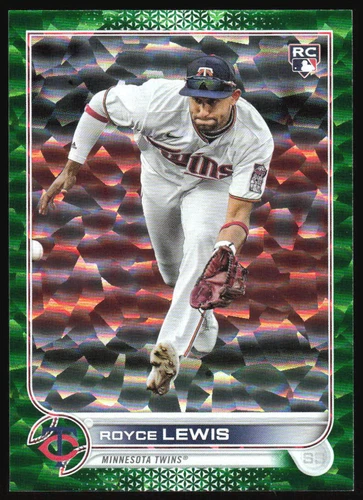 2022 Topps Update Royce Lewis #US105 Green Foil #'d /499 RC Twins