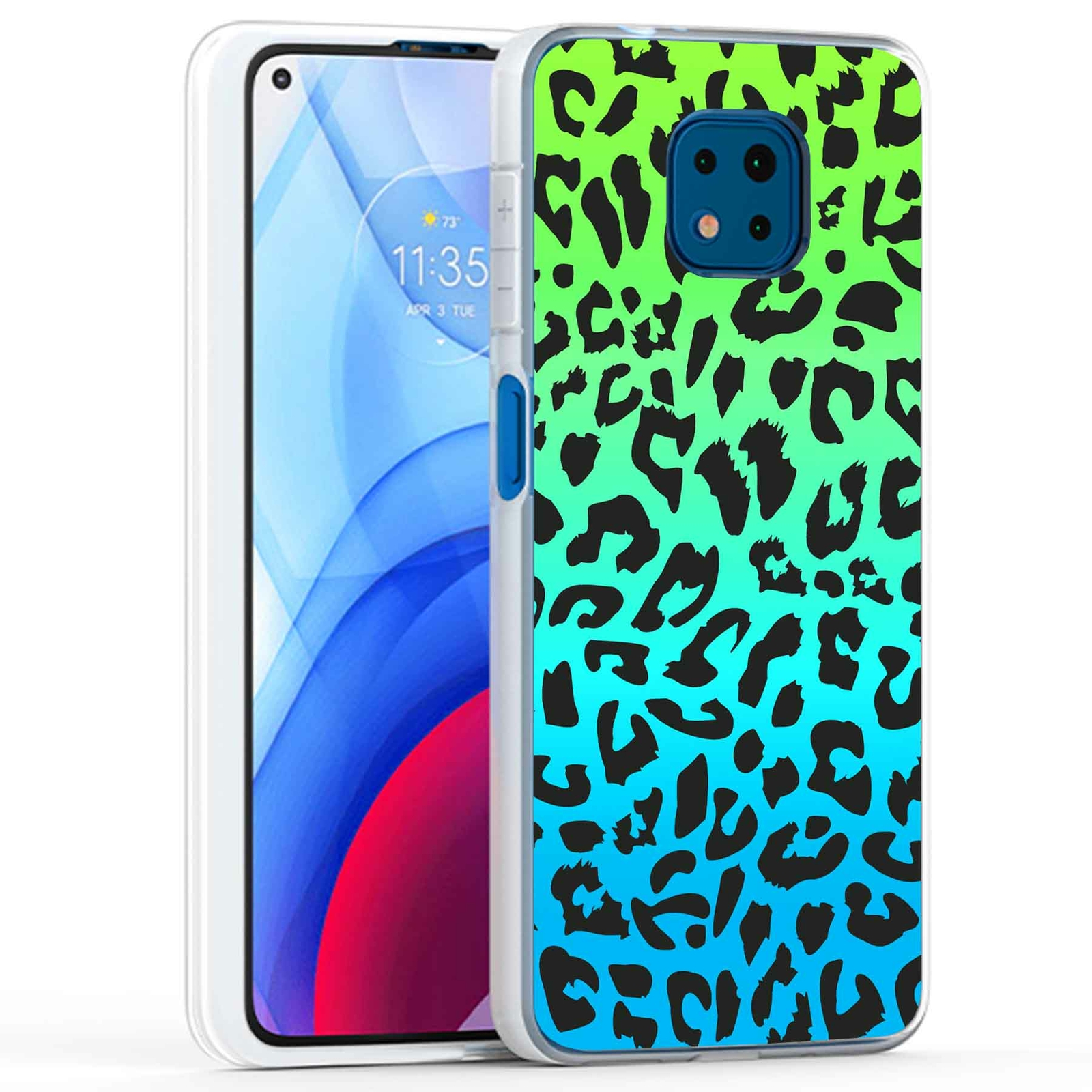Phone Case Cover for Motorola Moto G Power 2021,Cool Leopard Print, USA