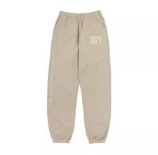 Taylor Swift Tortured Poets Department TTPD Beige Sweatpants Size Small