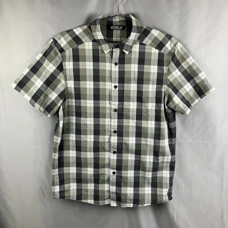 arcteryx check plaid classic outdoors gorpcore normcore shirt