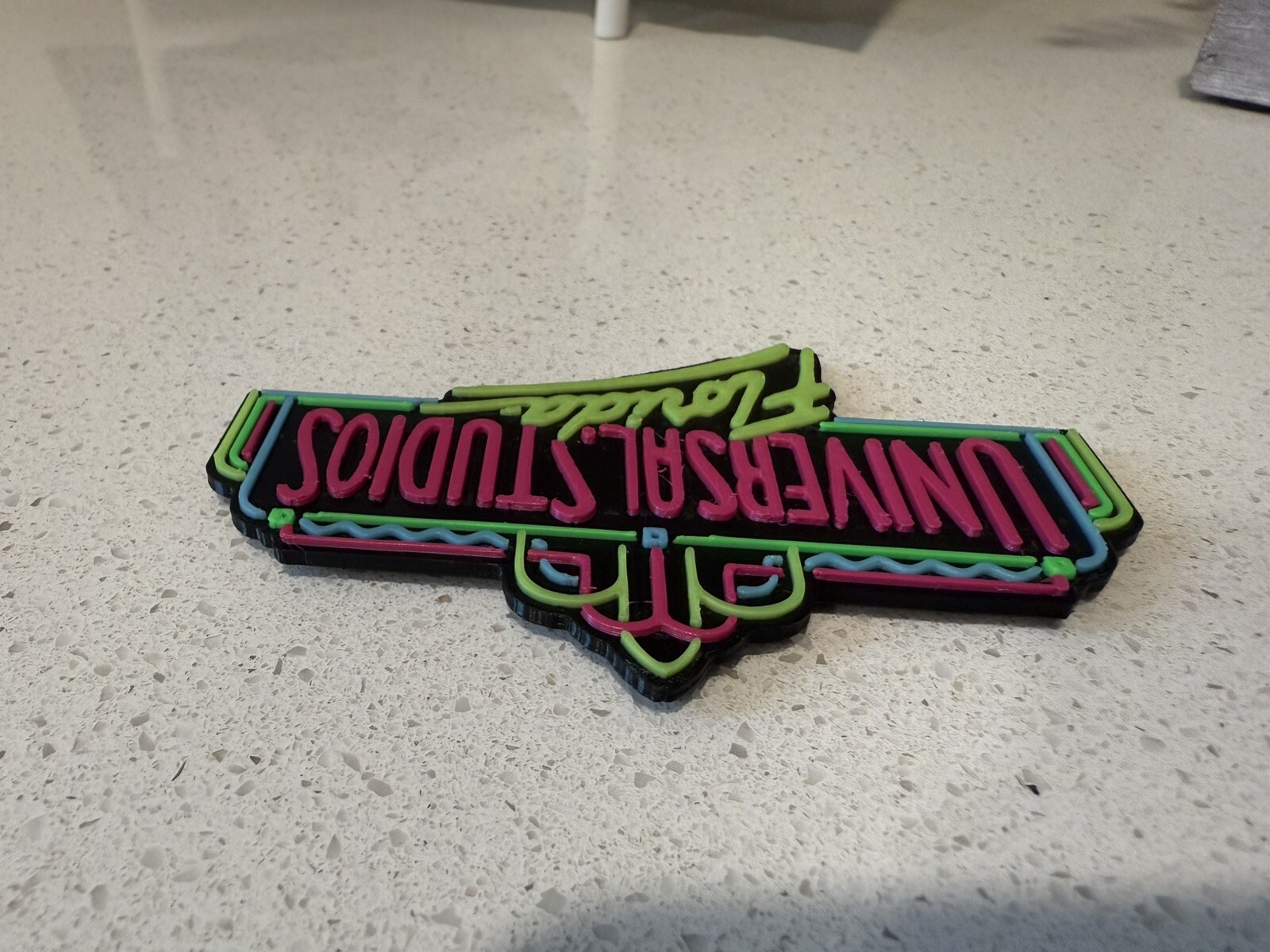 Universal Studios Orlando Florida MAGNET Retro V2 Theme Park 3D Printed Display