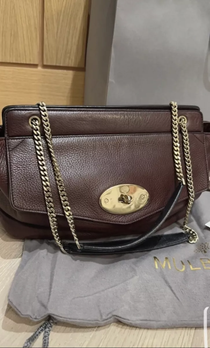 Mulberry Blenheim Shoulder Leather Oxblood Bag