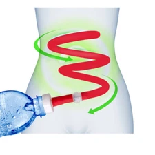 Shower Anal Cleaner Silicone Anus Enema Vaginal Washing Douche Nozzle Enema Tube