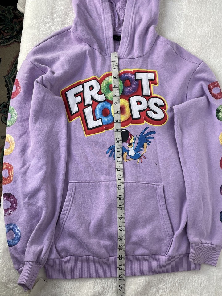 Kellogg's Fruit Loops Hoodie Sz Med Purple Exc Cond eBay
