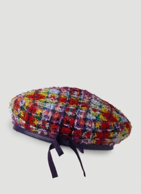 NWT Gucci Check Lamé Tweed Baseball Hat \'Multicolor SZ M Gucci | Accessories | Nwt Gucci Check Lam Tweed Baseball Hat  main image 4