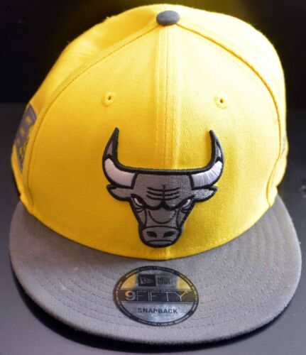 Yellow CHICAGO BULLS Championship 9Fifty Hat - One Size Fits All