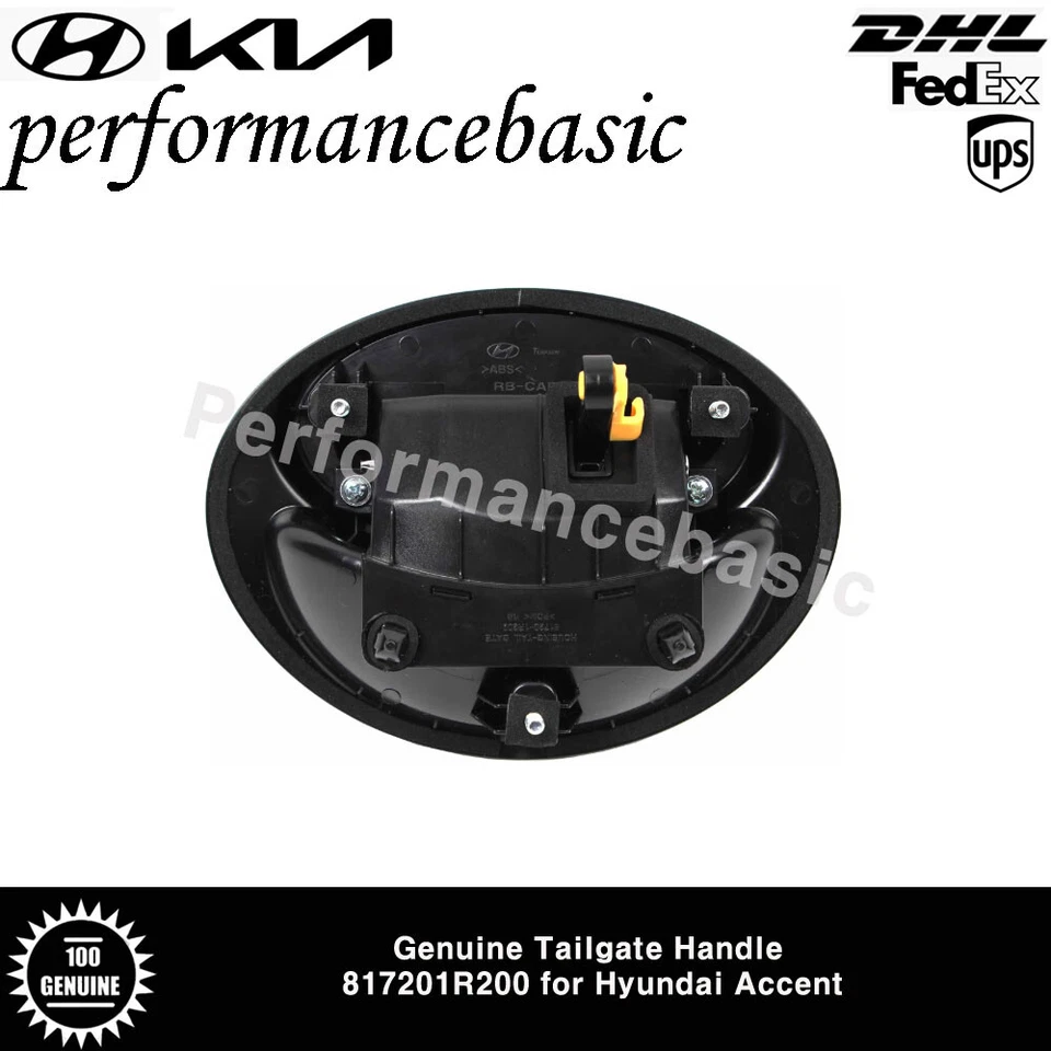 Manija de puerta trasera genuina 817201R200 para Hyundai Accent Hatchback 2012-2017 Foto 3 de 4