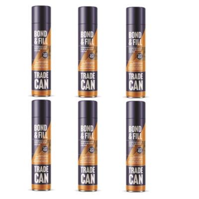 6 x Blähschaum PU Bond und Fill Versiegelung Isolierung Lückenfüller Spray 750ml